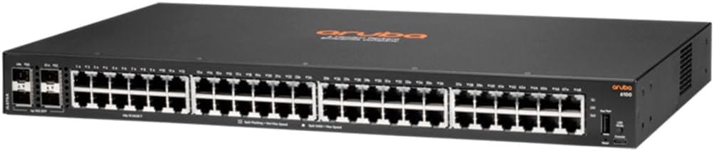 Aruba 6100 48G 4SFP+ Switch for Reliable Networking Solutions