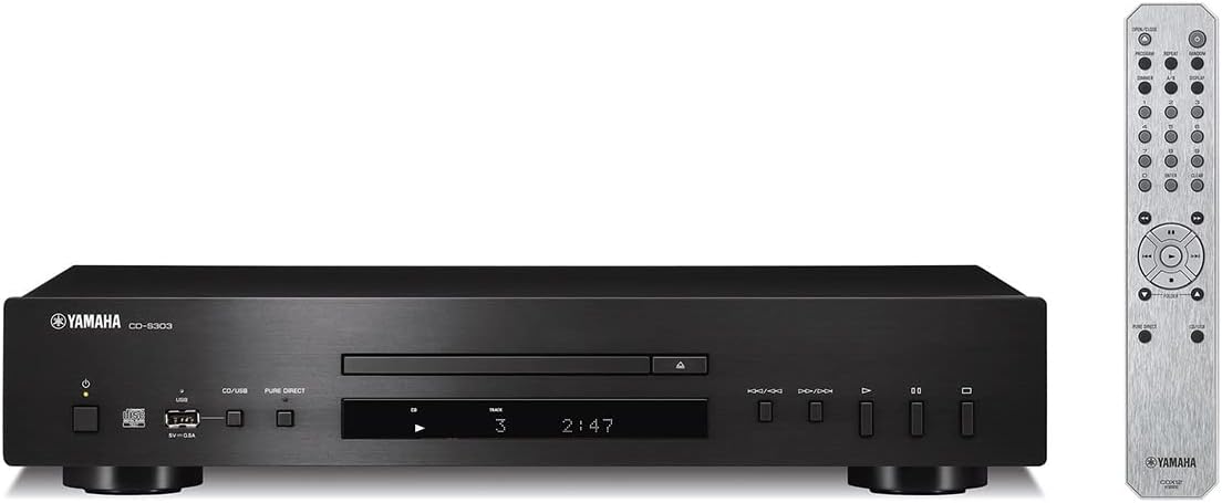 Yamaha CD-S303 Single CD Player for High-Quality Sound