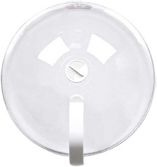 10-Inch Transparent Anti-Splatter Plate Cover - Keep Microwave Clean!