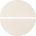 Half-Moon Ceramic Heat Deflector Plates 2-Pack - White for Big Joe