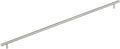 Amerock Bar Pull 30-1/4 in Polished Nickel - Clean Modern Pull