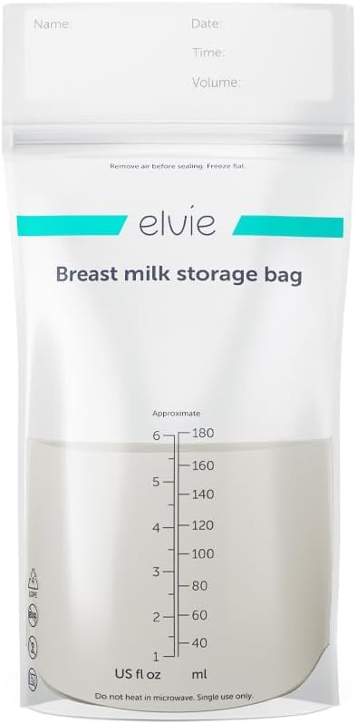 Elvie Leak-Proof Breastmilk Storage Bags for Easy Use