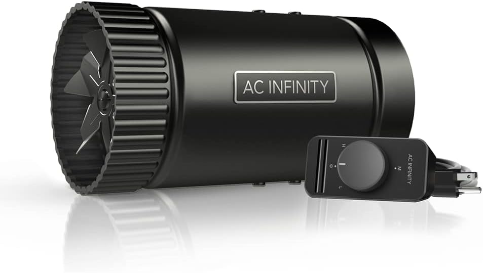 AC Infinity RAXIAL S4 Inline Booster Duct Fan for Home Spaces