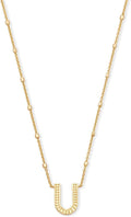 Kendra Scott Letter U Pendant Necklace in Gold - Personalized Gift