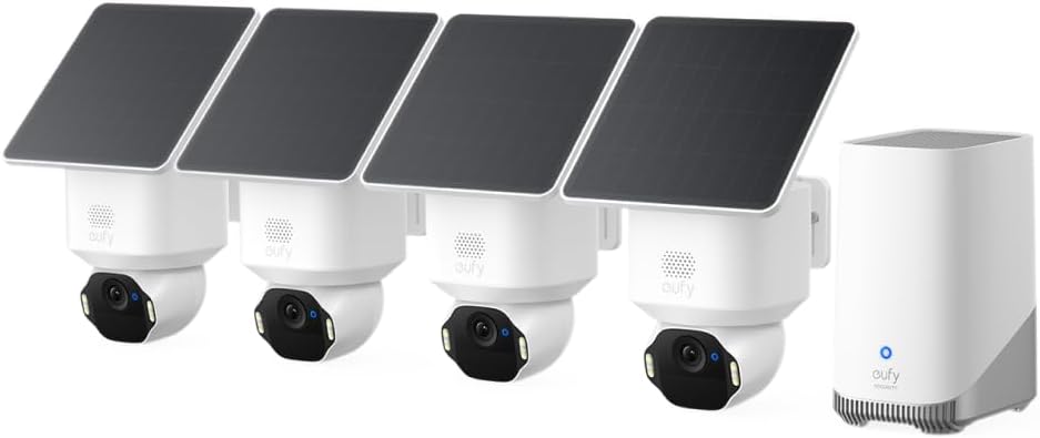 eufy Security SoloCam E42 4-Cam Kit: Ultimate 4K Outdoor Security