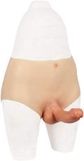 6inch Silicone Dildo Panties Realistic Penis Strapon for Men