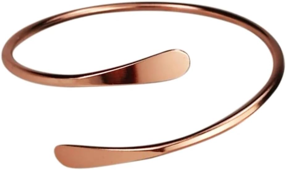 Brass Cuff Bracelets Set for Women - Boho Tribal Jewelry