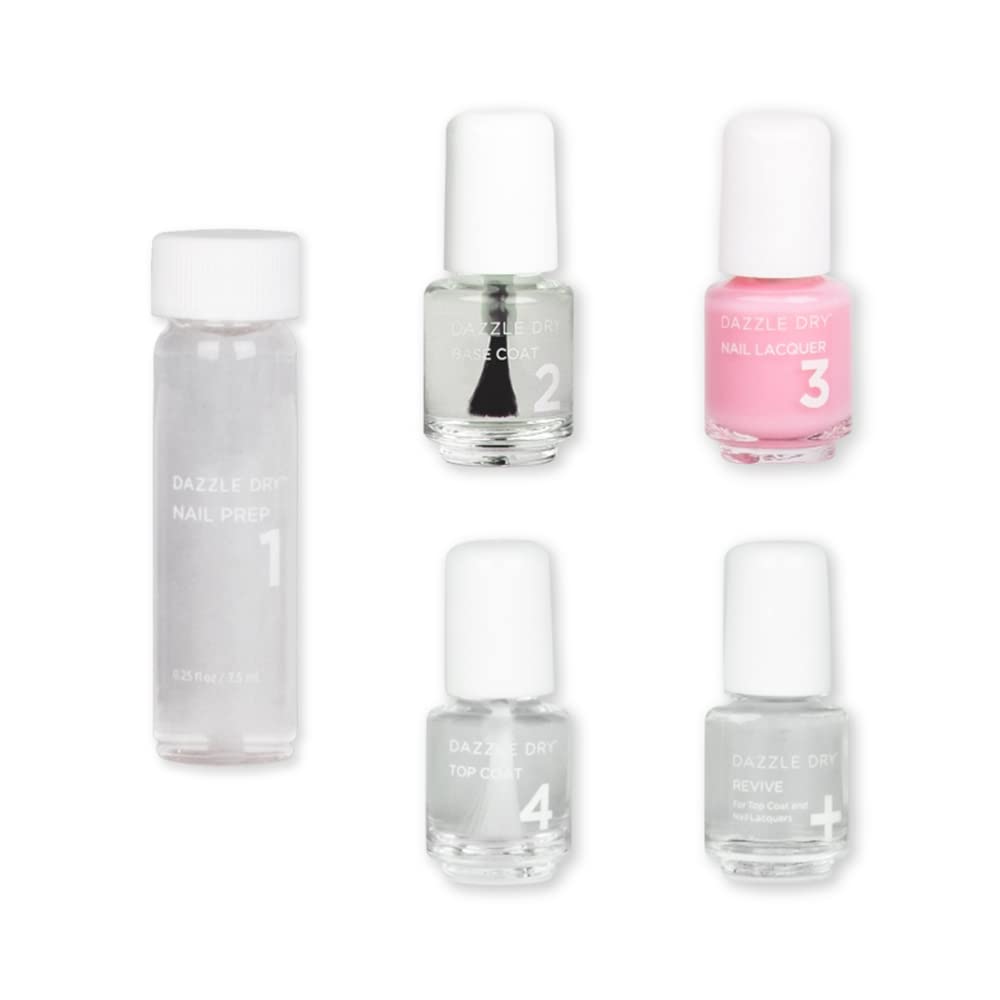 Dazzle Dry Mini Kit 4 Step System for Flirty Formal Nails