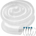 PVC Dust Collection Hose 4ft x 20ft - Clear Puncture Resistant Dust