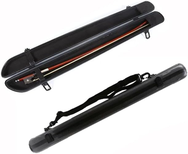 Durable Hard Shell Bow Case for 2 Violin Viola Cello Bows