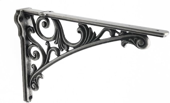 Decorative Shelf Bracket 10 inch for Heavy Duty Vintage Shelving