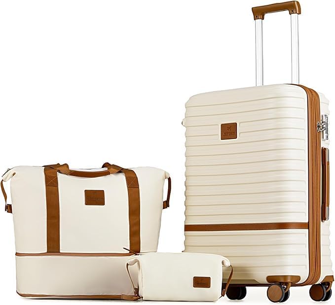Joyway 24 Inch Checked Luggage Set with Expandable Capacity