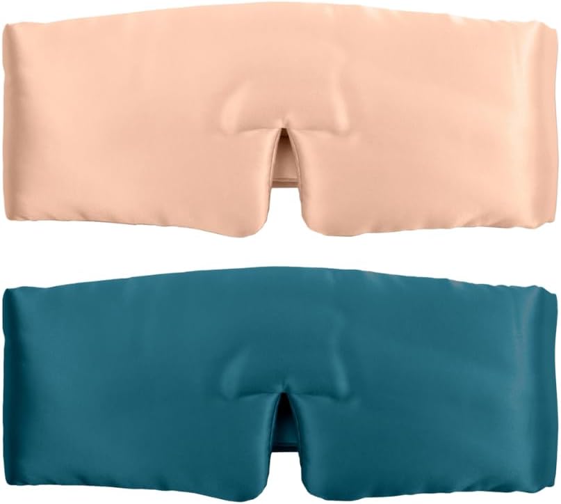 SUNDAYSILKSTM Adjustable Silk Sleep Mask for Deep Sleep Comfort