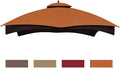 Eurmax Replacement Canopy Top for Lowe's Allen Roth 12x10 - Rust