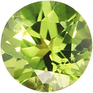 Natural Peridot Round Shape Loose Gemstone for Custom Jewelry
