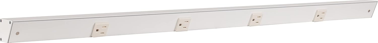 Task Lighting APT Angled Power Strip 36 inch with 4 Receptacles