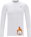 DEVOROPA Youth Boys Compression Thermal Shirt Long Sleeve - Warm