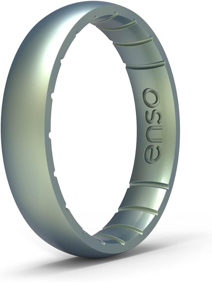 Enso Rings Thin Elements Silicone Ring for Stylish Couples