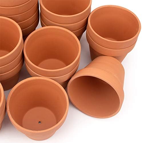 26 Pack of 4 in Terracotta Planter Nursery Pots for Succulents
