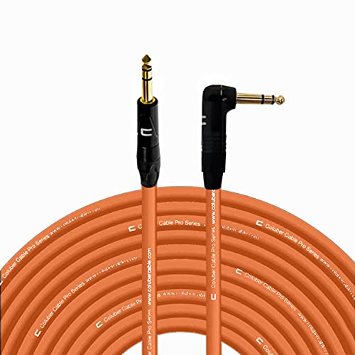 Coluber Cable 1/4 TRS Male to Right Angle 150 Feet for Audio