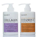 Elastalift Collagen Body Cream & Vitamin C Lotion Set for Radiance