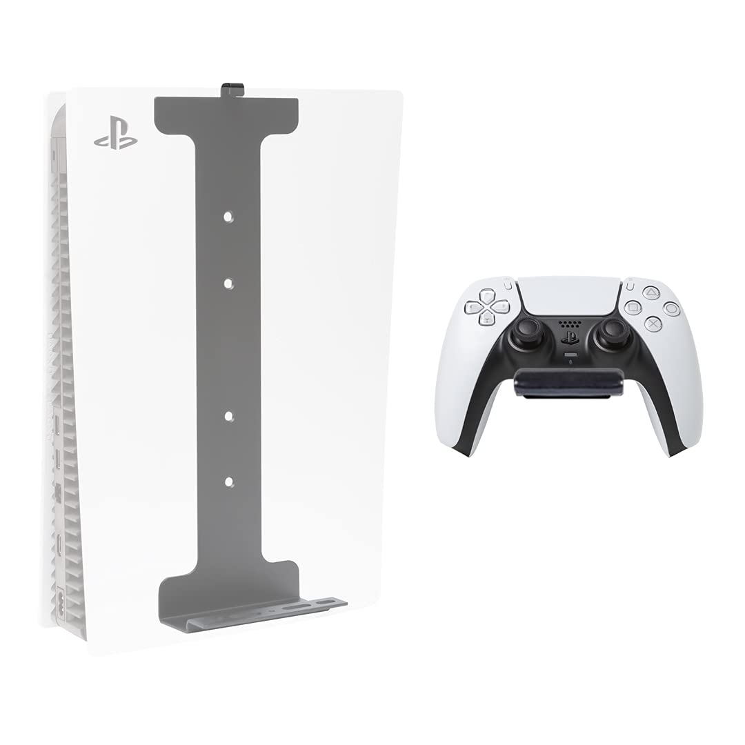 HIDEit PS5 Wall Mount & Controller Bundle - Secure Your Console