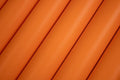 Orange 5 Yards Marine Vinyl Fabric Folded - Durable Waterproof