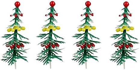 Winter Wonderland Cake Toppers, 24 Christmas Tree Picks