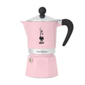 Bialetti Moka Express Rainbow 6-Cup (Pink) - Colorful Stovetop