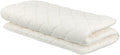 FULI Japanese Futon Full Size Foldable Floor Lounger Bed (White)