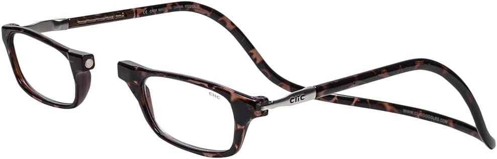 Clic Magnetic Reading Glasses for Men and Women - Adjustable Fit