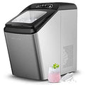 Nugget Ice Maker Countertop - Crunchy Pebble Ice in 18 Min