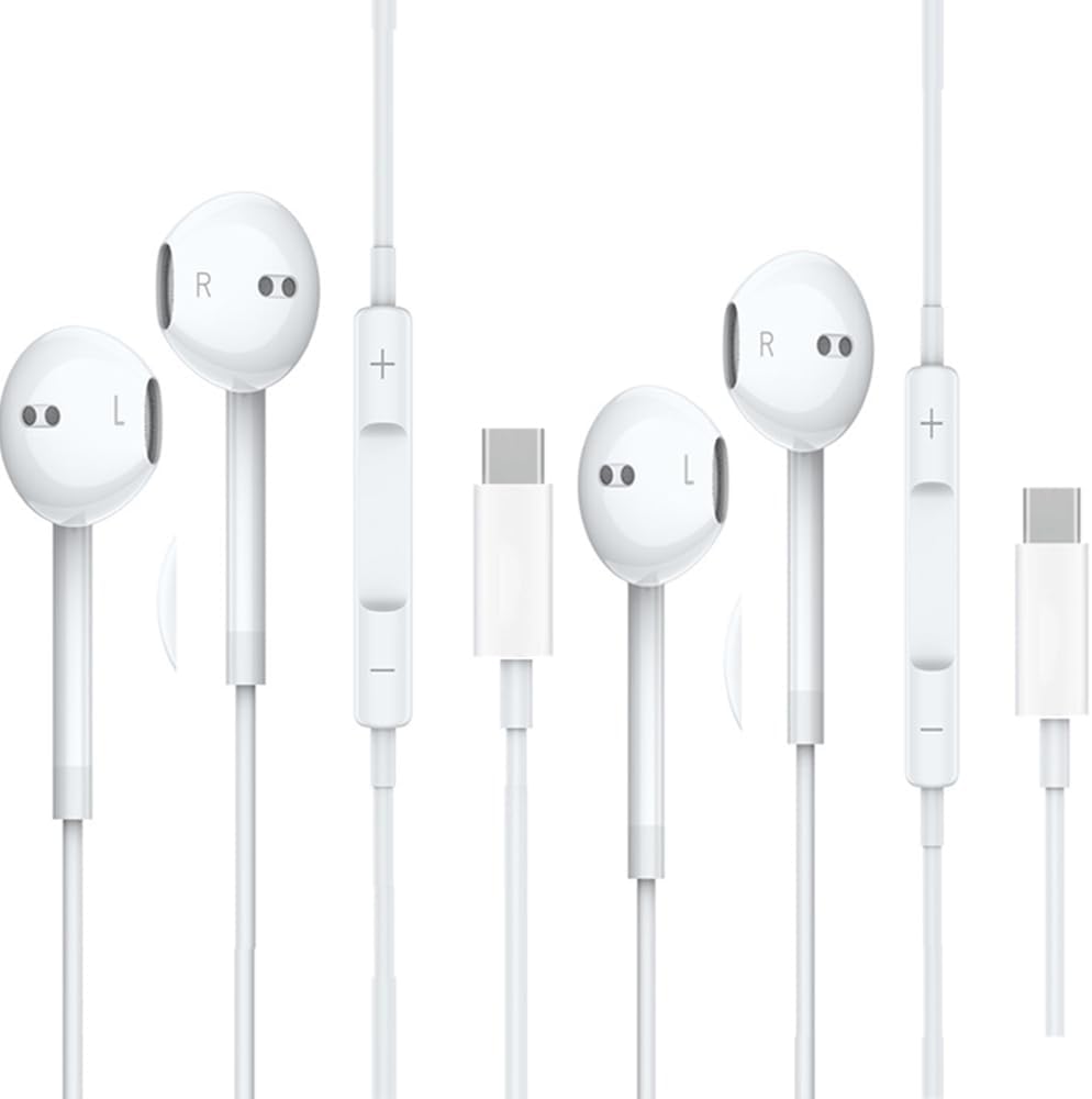 HiFi Stereo USB C Earbuds: Crystal Clear Sound