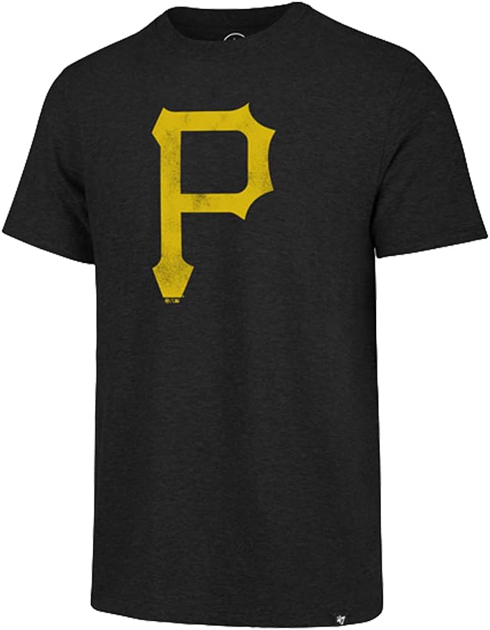 Pittsburgh Pirates Distressed Imprint Primary Logo T-Shirt