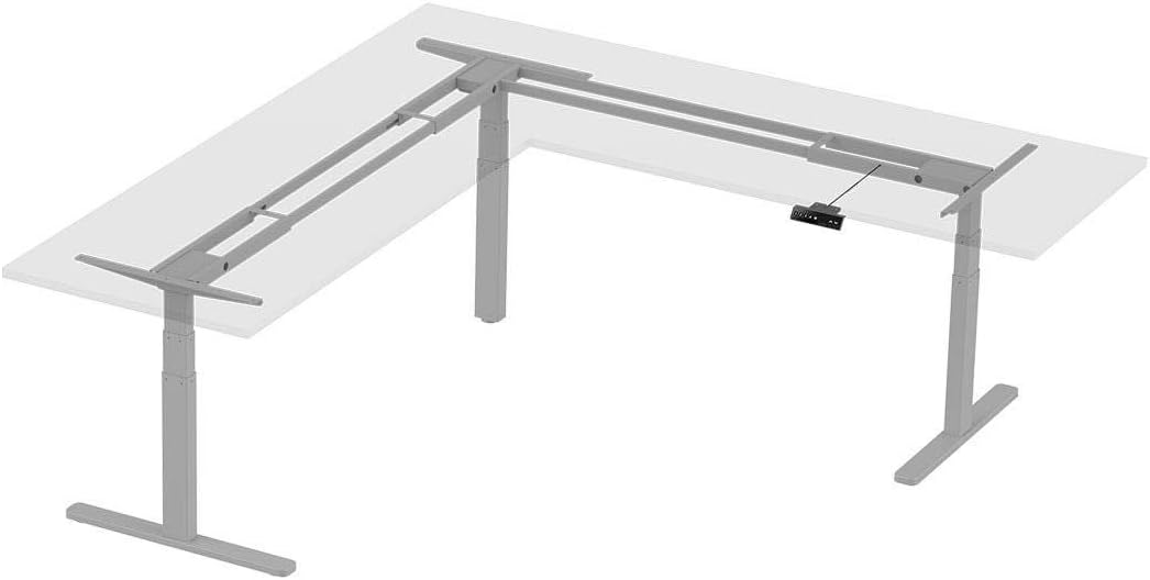 Height-Adjustable Triple-Motor Sit-Stand Desk Frame