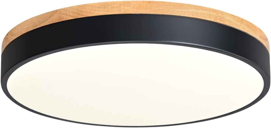 Dimmable Modern Wood Ceiling Light for Stylish Home Lighting