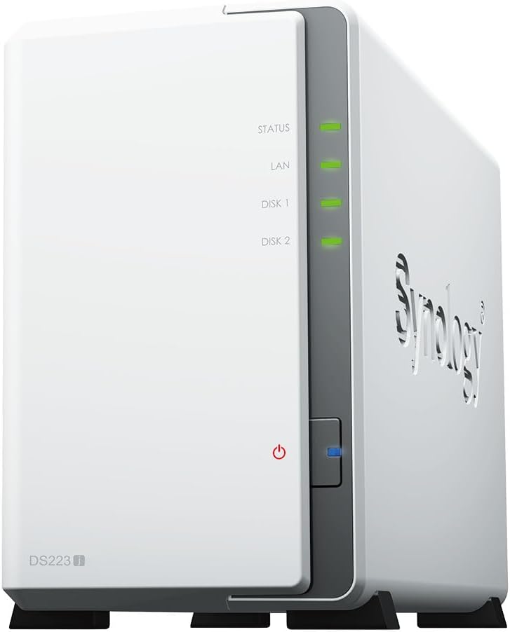 Powerful 16TB NAS Bundle - Synology DS223j with 2x 8TB WD Red Plus