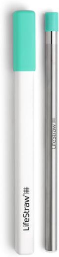Reusable Stainless Steel Water Filter Sip Straw - Removes