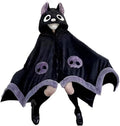 Cute Halloween Wearable Blanket Hoodie - Cozy Fluffy Coral Fleece