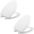 Mayfair Linden Slow Close Toilet Seat, 2-Pack - Quiet, Heavy Duty