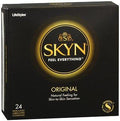 LifeStyles SKYN Original Non-Latex Lubricated Condoms - 24 ct Pack