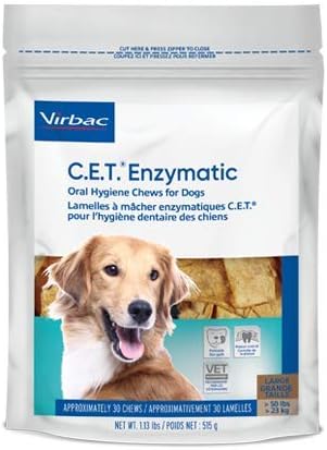 C.E.T. Extra Large Enzymatic Oral Hygiene Chews for Dogs 51+ lbs