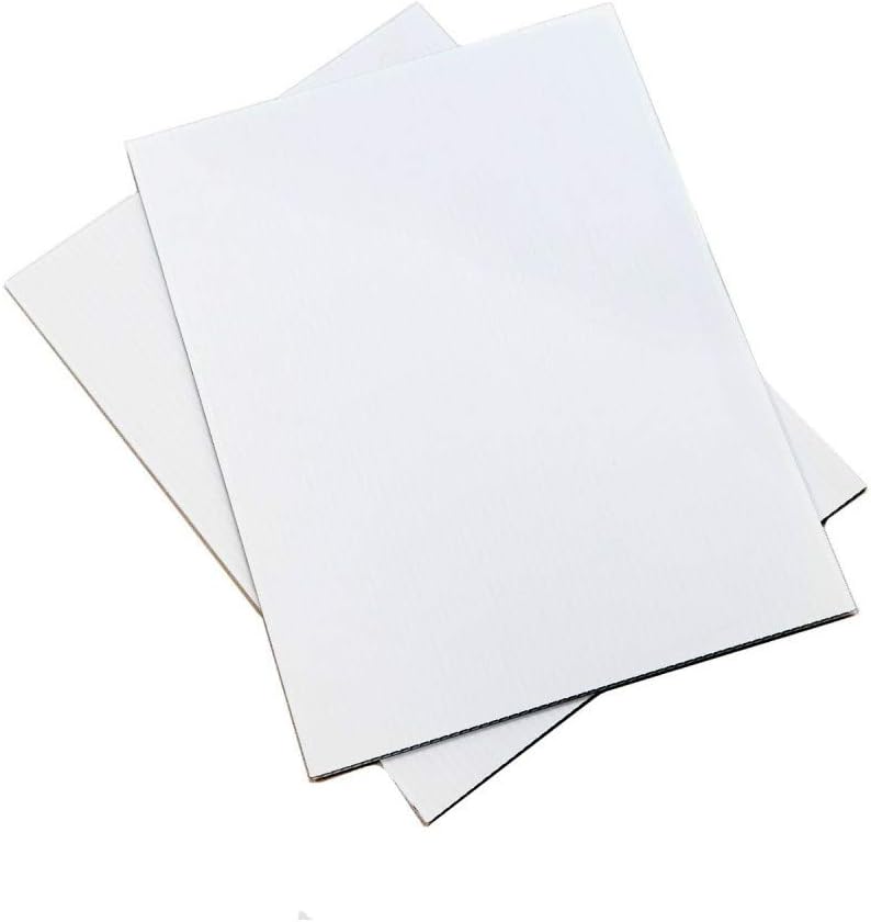 Sourceone.org 5 Pack Corrugated Plastic Sign Boards for All Needs