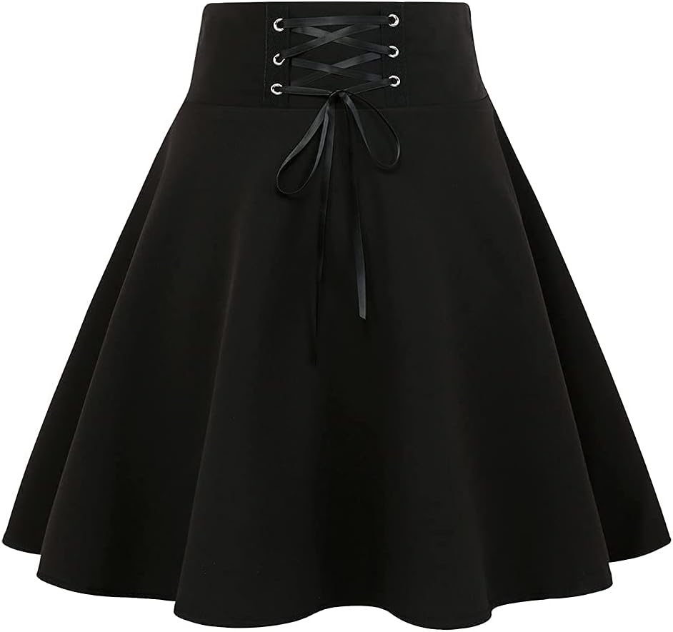 Gothic Plaid Mini Skirts for Women by IDEALSANXUN - Stylish Fit