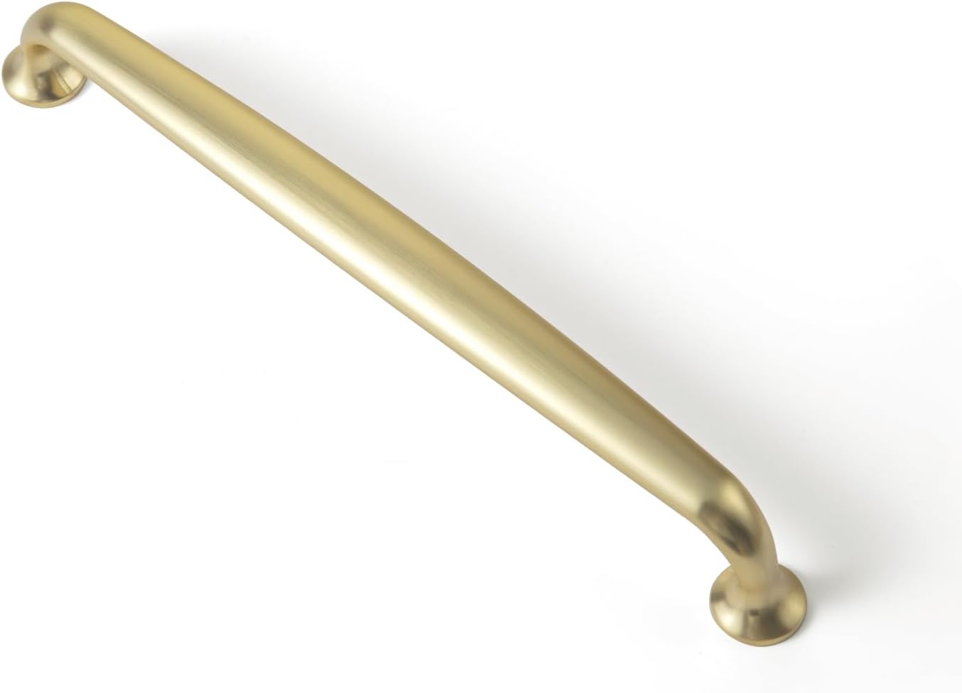Goo-Ki 6 Pack Brushed Brass Cabinet Drawer Pulls for Modern Homes