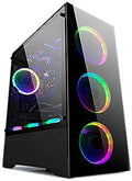 Bgears b-Voguish-RGB Gaming PC ATX Case - 6 ARGB Fans, E-ATX Support