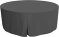 Event Linens Washable Microfiber 72 in Fitted Round Tablecloth - Clean