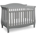 Lancaster 4-in-1 Convertible Baby Crib, Grey - Grows With Baby