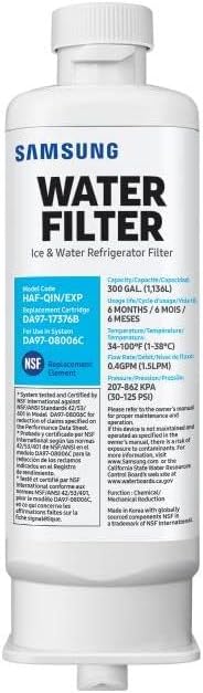 Genuine Samsung Refrigerator Water Filter for Clean Drinking Water