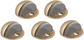 Dome Door Stop Wall Protectors 10-Pack - Satin Brass, Floor Mounted